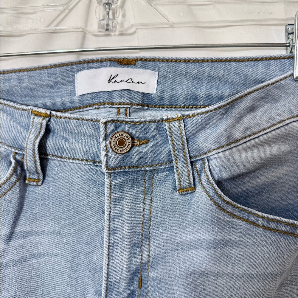 KanCan Alani Mid Rise Super Skinny Jeans In Light Wash Size 7 - Picture 7 of 12